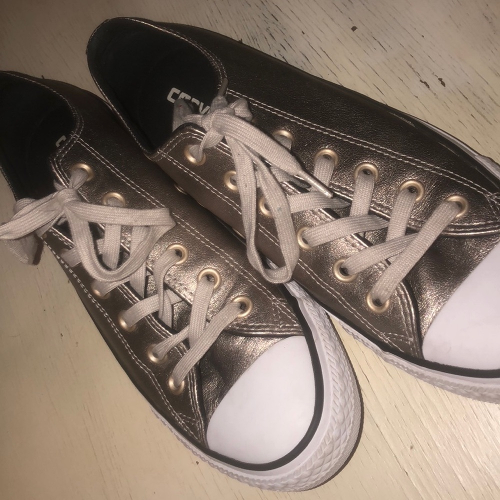 Gold Converse
